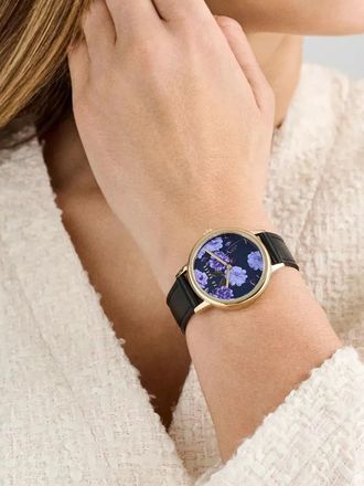 Ted Baker Orologio con quadrante a fiori 36mm - Nero