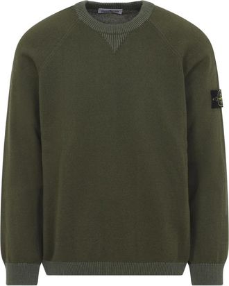 Stone Island Truien & Vesten, Heren, Groen, S, Ronde Hals