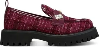Karl Lagerfeld Greenly Platform Loafer in Burgundy at Nordstrom, Size 6.5