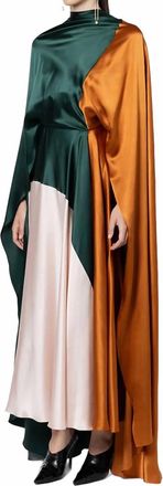 Roksanda Ilincic Andromeda Maxi Dress In Green