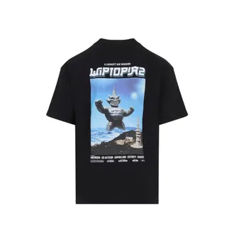 Carhartt Work in Progress Mens Graphic Print T-Shirt Black Cotton T-Shirts And Polos