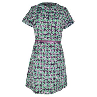 Moschino Boutique Moschino Tweed Mini Dress in Multicolor Wool
