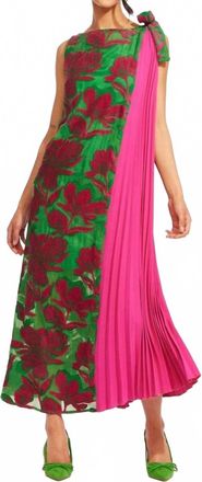 Eva Franco Savante Dress In Chemile Bloom