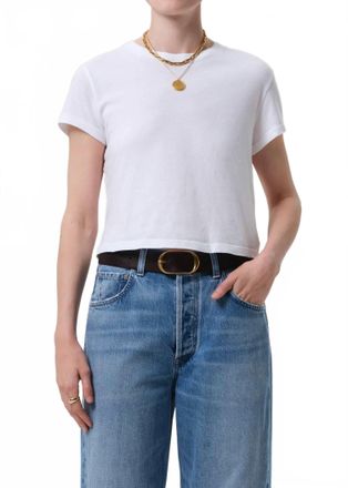 Citizens Of Humanity Kyle Short Sleeve Tee In White