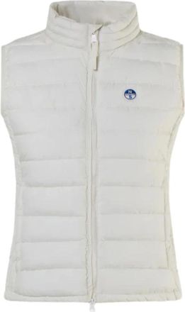 North Sails Outdoor Winddicht Gewatteerd Gilet Naomi - Dames - Bodywarmers - Wit - XS - Katoen - Jassen