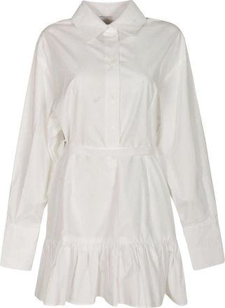 Patou Wit Overhemd Klassieke Stijl - Dames - Shirt Kleedjes - Wit - M - Kleedjes