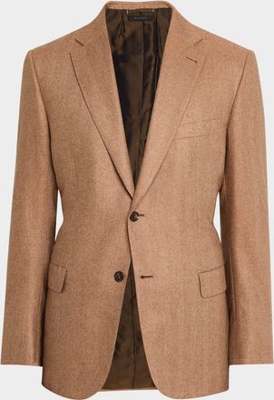 Brioni Men & apos;s Herringbone Blazer