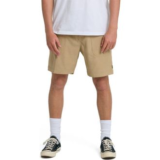 Billabong De la Cruz Submersible Water Repellent Corduroy Shorts in Khaki at Nordstrom, Size Xx-Large