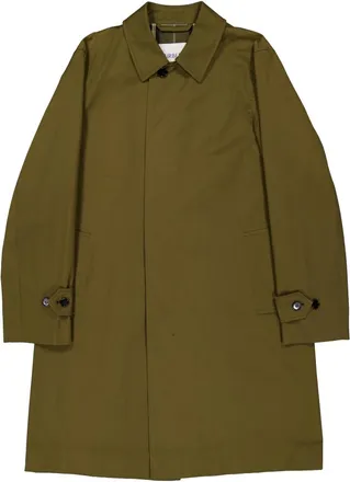 Burberry Cotton Gabardine Car Coat, Brand Size 46 ( US Size 36 )