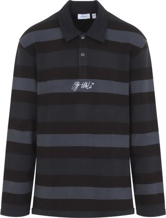 Off-white Stroke Relax L/S Polo - Heren - Polos - Veelkleurig - L - Tops