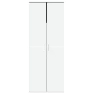 Berkfield Home Highboard White 70x35x180 cm Engineered Wood | Size: 70 x 35 x 180 cm