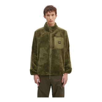 Stan Ray Fleece Zip Hood - - Jackets - Uomo - Verde - L