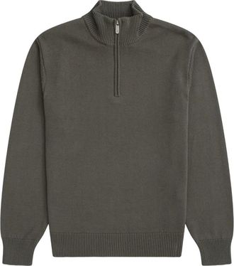 Animal Ribbed Quarter Zip Sweater in Khaki Green at Nordstrom, Size Xx-Large