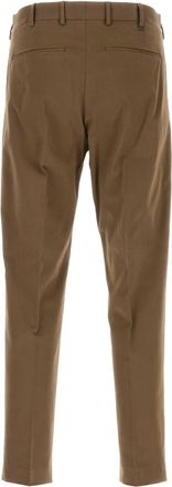 Pantaloni Torino Mens Brown Stretch Cotton Pant 0155 Exterior: Elastane Pantaloni Trousers