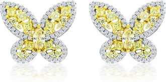 Suzy Levian Suzy Levian Gala Collection Silver Cz Stud Earrings