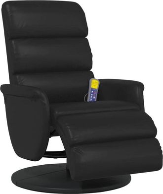 vidaXL Silla De Masajes Reclinable Negro 71 X 98 X 106 Cm Vidaxl