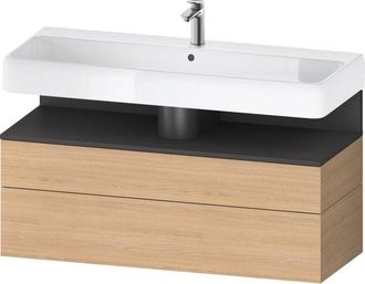 Duravit Qatego Mueble Bajo Lavabo, 1 Extra&iacute;ble Y 1 Caj&oacute;n, - Duravit