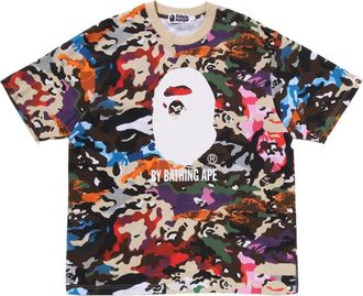 A Bathing Ape Hybrid Camo Relaxed Fit T-Shirt Multicolor 0ZXTEM318091RMLX