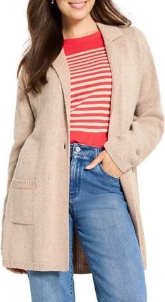 Nic+Zoe Plaited Cardigan in Neutral Multi at Nordstrom, Size Xx-Large