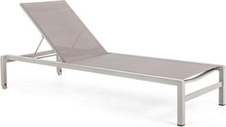 OEM Tumbona De Jard&iacute;n Bolzano Kolli Color Beige Con Asiento Regulable, 195 X 78 Cm