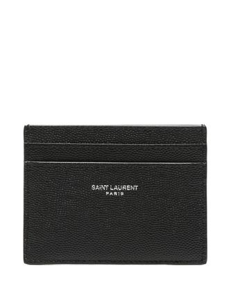 Saint Laurent Logo-Stamp Card Holder