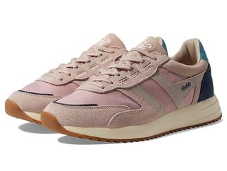 Gola Chicago Womens Shoes Blossom/Blossom/Ocean : 5 B - Medium, Textile/Leather