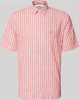 Fynch-Hatton Fynch-Hatton Regular Fit Freizeithemd mit Button-Down-Kragen in Rot, Gr&ouml;&szlig;e 3XL