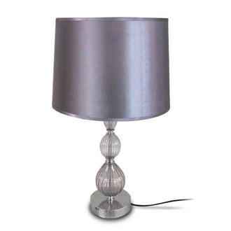 Lewis's Fleur Glass Table Lamp - Champagne | TJ Hughes Ivory