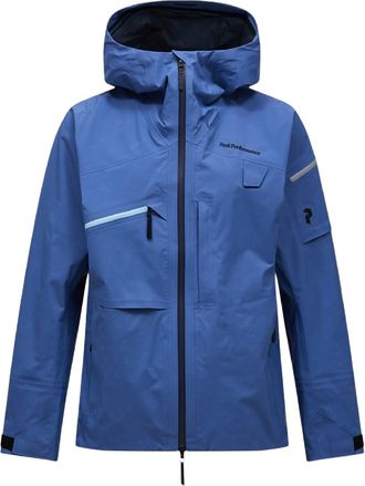 Peak Performance Mens Alpine GORE-TEX C-KNIT 3 L Shell Jacket Blue XXL