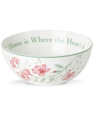 Lenox Butterfly Meadow Home Is Where The Heart Is Bowl