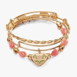 Alex and Ani Mothers day ewb 3 set tulip in Gold at Nordstrom