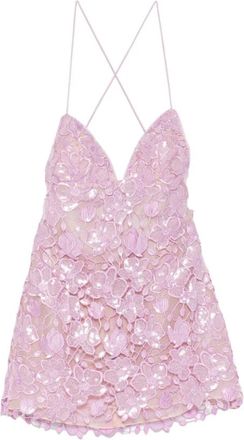Retrof&ecirc;te Party Dresses, female, Purple, Size: S Kamala Sequin Dress