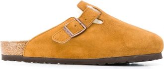 Birkenstock Boston Shearling Suede Size: 45, colour: MINK