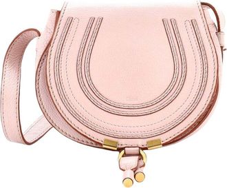 Chlo&eacute; Pink Leather Marcie Crossbody Small (Authentic Pre-Loved)