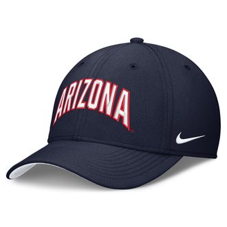 Nike Arizona Classic Swooshflex Nike Mens Dri-FIT College Hat in Blue | NC0341SUAN-X2E