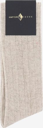 Sozzi Milano Kurze Socken im Rippstrick