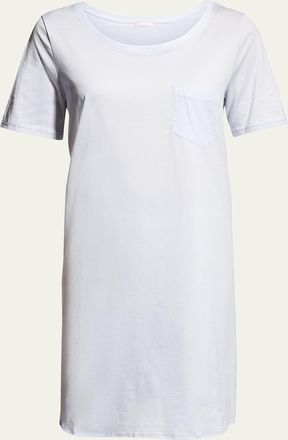 Hanro Cotton Deluxe Short-Sleeve Big Sleepshirt