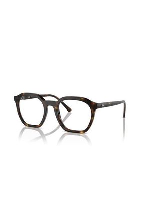 Ray-Ban 52mm Irregular optical glasses in Tortoise at Nordstrom