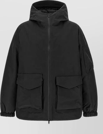 Yohji Yamamoto down hooded padded coat