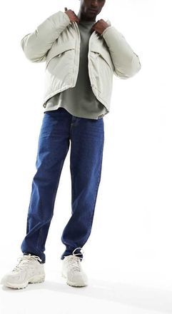 Lee Oscar relaxed tapered fit jeans in blue nostalgia dark wash-Navy