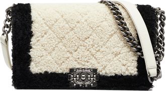 Chanel Medium Shearling Boy Flap Bag