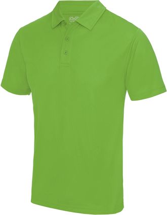 Just Cool Just Cool Mens Plain Sports Polo Shirt (XL) (Lime Green)