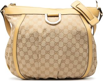 Gucci Tweedekans Gg Canvas Abbey D Ring Schoudertas