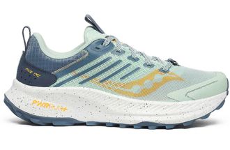 Saucony Womens Ride Trail Sneaker In Jade Mirage