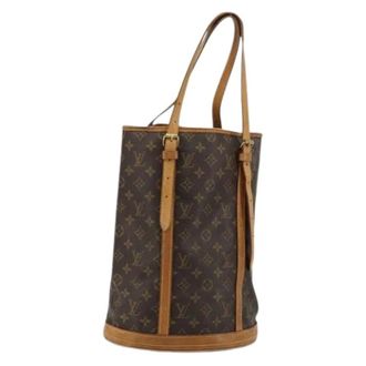 Louis Vuitton Pre-owned Bucket Bags, female, Brown, Size: ONE SIZE Pre-owned Vintage Monogram Bucket Bag
