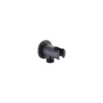 GreenIce Soporte Ducha Redondo Negro [ Imex ]