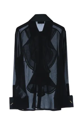 Elisabetta Franchi Con Rouge Shirt - Black
