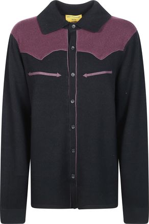 Guest In Residence Western Button-Up Cashmere Shirt