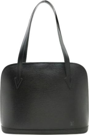 Louis Vuitton Pre-owned Shoulder Bags, female, Black, Size: ONE SIZE Pre-owned Leather Shoulder Bag