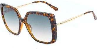 Guess Womens Gu7760 Tortoise Oversized Sunglasses - Brown Metal - One Size